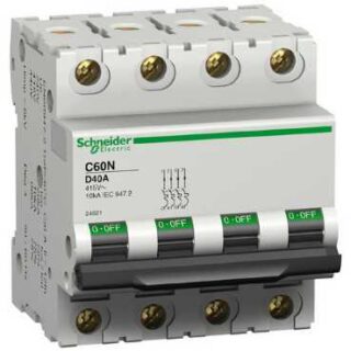SCHNEIDER ELECTRIC - MAGNETOT.PIA C60N 4P 6A CURVA D