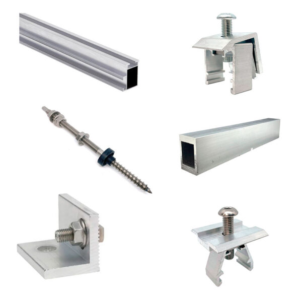 DSPSolar - ESTRUCTURA ALU COPLANAR TORNILLO 10 MOD.