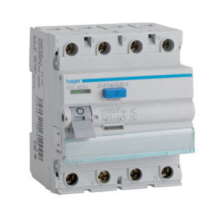HAGER - DIFERENCIAL 300 mA 4P 80A
