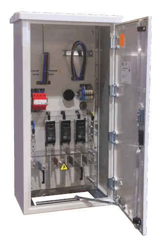 PINAZO - CAJA PROT.TRIF.MDA. DIRECTA P<50KW RED SUBT. EXTERIOR
