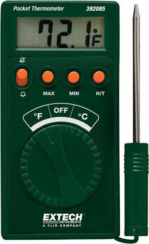EXTECH - TERMOMETRO BOLSILLO C/ALARMA