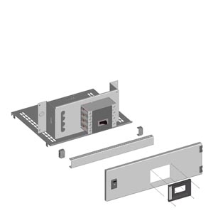 SIEMENS - JGO.MONT.3VL160X B.D.VERT.FIJO 600mm