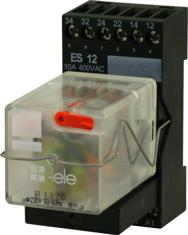 EUROMATEL - RELE 2NAC 10A 12VDC 8P.