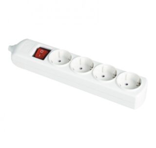 MARPESA - BASE 4 TOMAS 2P+TT RECTA S/CABLE C/INT.