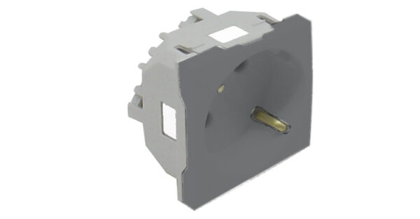 EFAPEL - BASE SCHUKO PROT.2 MOD Q-45 ALUMINIO