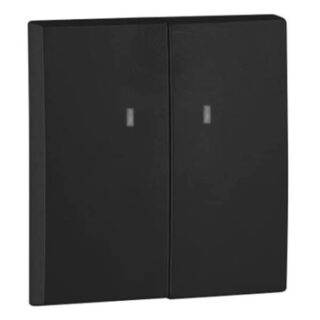 EFAPEL - TECLA P/MEC.DOBLE FUNCION LUMIN. NEGRO