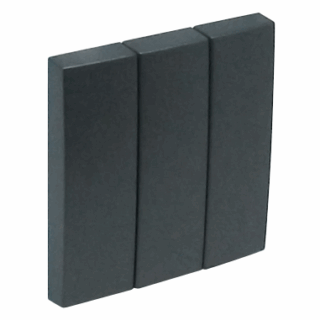 EFAPEL - TECLA TRIPLE LOGUS GRIS