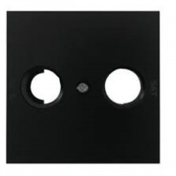 EFAPEL - TAPA RTV-SAT MULTIMARCA LOGUS NEGRO