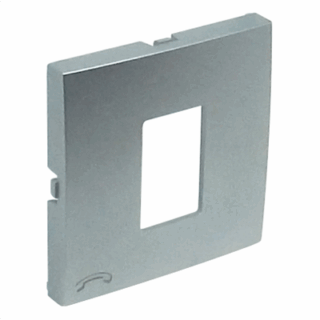 EFAPEL - TAPA T.TELEFONICA RJ11 LOGUS ALUMINIO