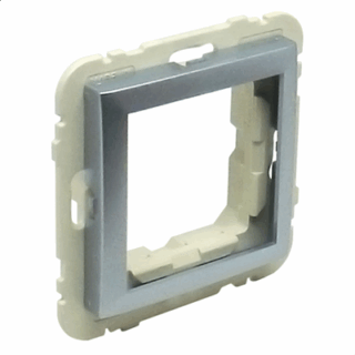 EFAPEL - TAPA CENTRAL UNIVERSAL Q45 LOGUS ALUMINIO