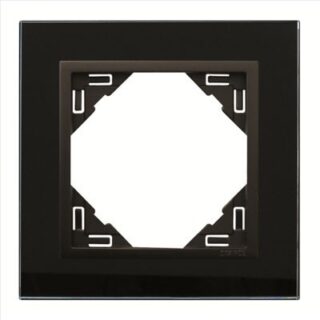 EFAPEL - MARCO SIMPLE CRYSTAL NEGRO/NEGRO