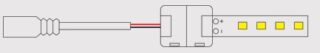 LDVlighting - CABLE CONEXION DC HEMBRA + CONECTOR 2 PIN 10mm