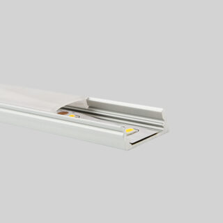 MASLIGHTING - PERFIL ALUM. SUPERFICIE 2m DIFUSOR OPAL