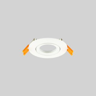 MASLIGHTING - ARO EASY CLIP ALUMINO OSCILANTE BLANCO CIRC. d.90mm
