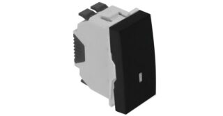 EFAPEL - CONMUTADOR CRUCE LUMIN.1 MOD. NEGRO