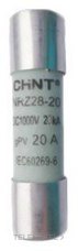 CHINT - FUSIBLE CIL. DC gPV FOTOVOLTAICA 10x38mm 20A