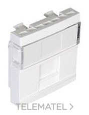 EFAPEL - PLACA P/1RJ45 SIN CONECT. Q-45 BLANCO MATE