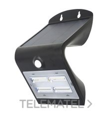FENOPLASTICA - APLIQUE SOLAR 3,2W 400lm 4000K 120º NEGRO