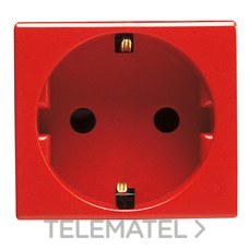 GEWISS - BASE NORMA ALEM.2P+T 16A ROJO