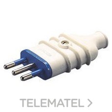 GEWISS - CLAVIJA RECTA S11 2P+T 10A B NORMA IT.