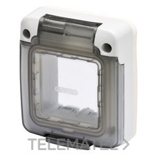 GEWISS - FUNDA ESTANCA 2 MODULOS SYSTEM IP65