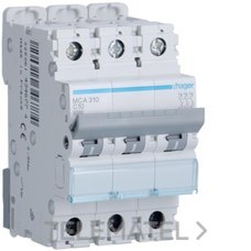 HAGER - MAGNETOT. 3P 10A C 6kA