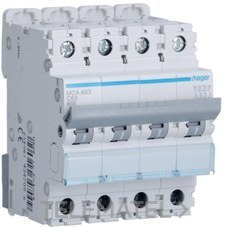 HAGER - MAGNETOT. 4P 63A C 6kA