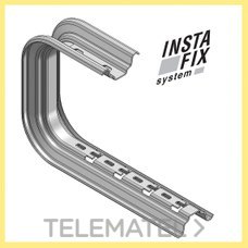 INTERFLEX - SOPORTE OMEGA PARA TECHO BANDEJA 400mm GALVANIZADO SENDZIMIR