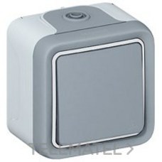 LEGRAND - CONMUTADOR PLEXO SUPERF. GRIS