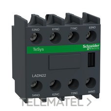 SCHNEIDER ELECTRIC - BLOQUE CONTACTO AUX. FRONTAL 2NA+2NC