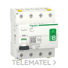 SCHNEIDER ELECTRIC - DIFEREN. iID 4P 63A 30mA Clase B+SI
