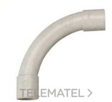 TUPERSA - CURVA PVC RIG.BLIND.ENCHUF.M-63 GRIS