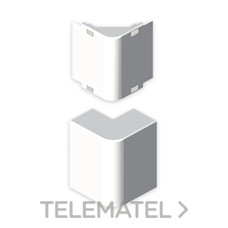 UNEX - ANGULO EXTERIOR PVC P/78023/78073 BL.NV.