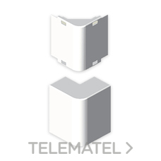 UNEX - ANGULO EXTERIOR PVC P/78043/78093 BL.NV.