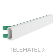 UNEX - Moldura autoadhesiva 20x50mm U23X blanco RAL9010