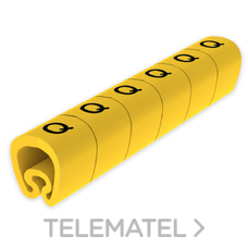 UNEX - SENALIZ.PVC PLAST.2-5mm -Q- AMARILLO