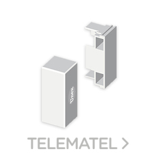 UNEX - TAPA FINAL PVC P/78022/78072 BL.NIEVE