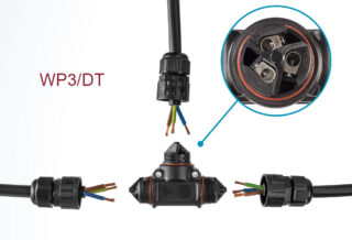 TEKOX - DERIVADOR 2P+T 1 E.2 SAL.CX."T" 0,5-2,5mm2 IP68