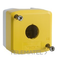 SCHNEIDER ELECTRIC - CAJA VACIA GRIS/AMARILLA 1 TALADRO