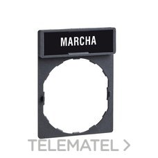 SCHNEIDER ELECTRIC - PORTAETIQUETA 30x40 "MARCHA"