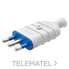 GEWISS - CLAVIJA RECTA S17 2P+T 16A B NORMA IT.