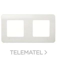 NIESSEN - PLACA 2 COMB.HORIZ.S/G S.STYLO BL.ALPINO