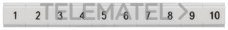SIEMENS - PLAQUITA CON INSCRIPCIÓN HORIZONTAL 11-20 62mm PLANO