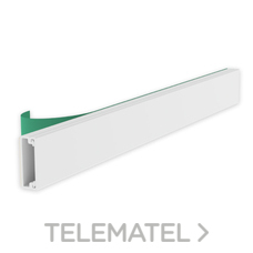 UNEX - MOLDURA ADHES. 10x30mm U23X blanco RAL9010