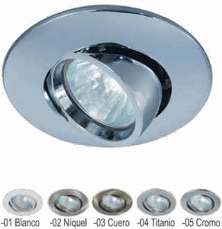 CONALUX - ARO BASCULANTE CIRC. d.102mm BLANCO