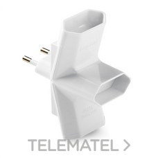 FAMATEL - ADAPTADOR TRIPLE 10A 250V ESP. 4mm