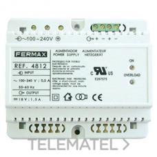 FERMAX - ALIMENTADOR 18VDC-1,5A DIN6