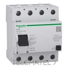 SCHNEIDER ELECTRIC - DIFERENCIAL 4P 125A 300mA "A+SI"