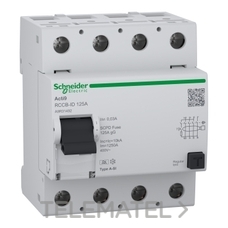 SCHNEIDER ELECTRIC - DIFERENCIAL 4P 125A 30mA "A+SI"
