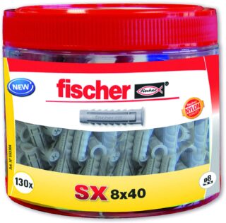 FISCHER - TACO EXP.SX 8x40 ROUND BOX 130 U.